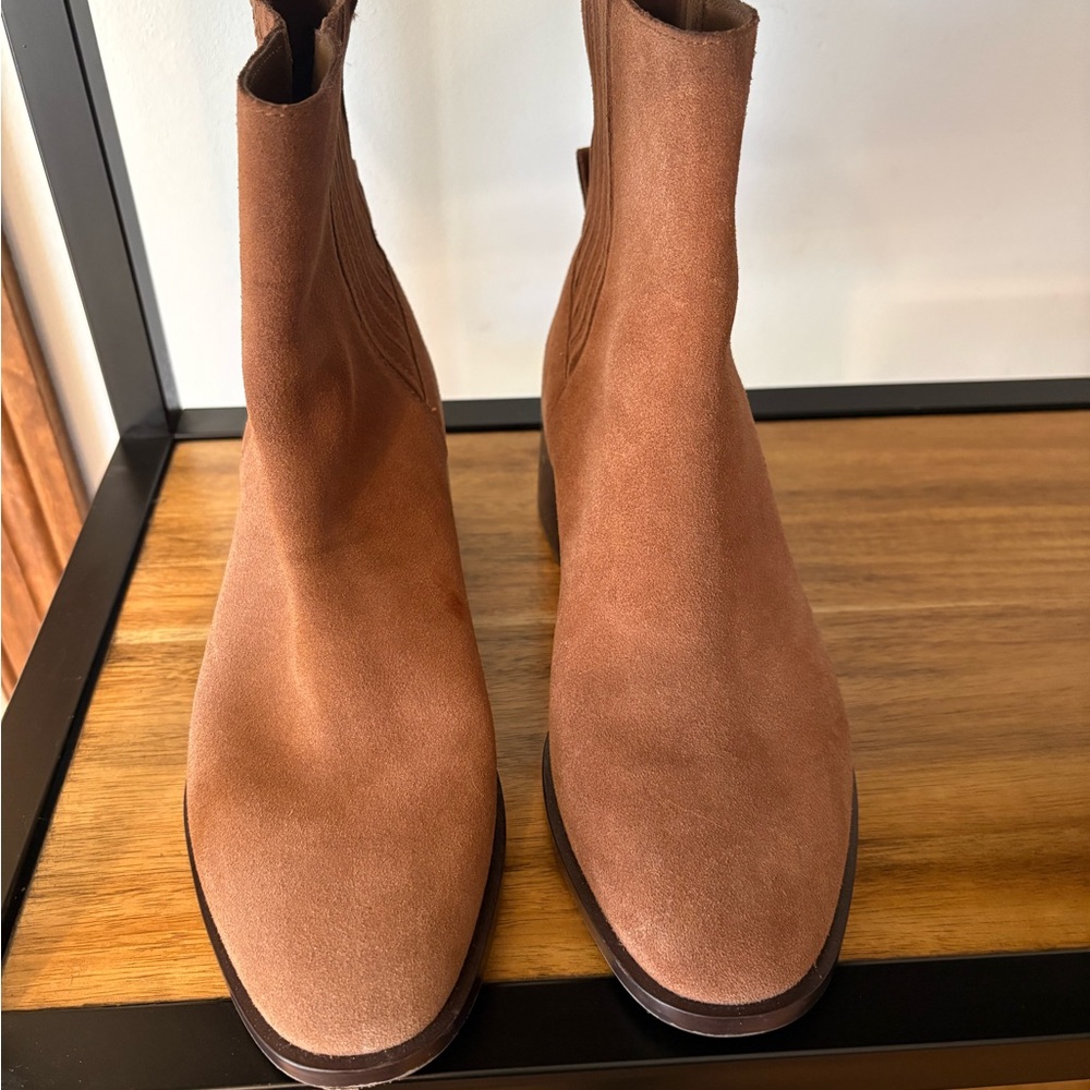 Dolce Vita Brown Suede Chelsea Boots